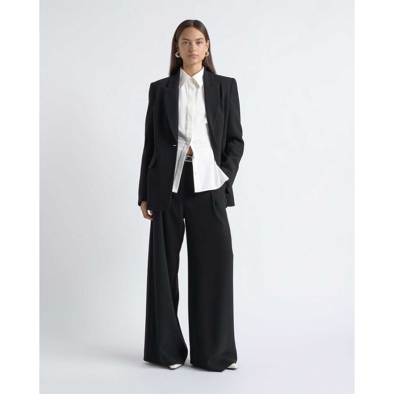 Cue Crepe Boyfriend Blazer image number 3